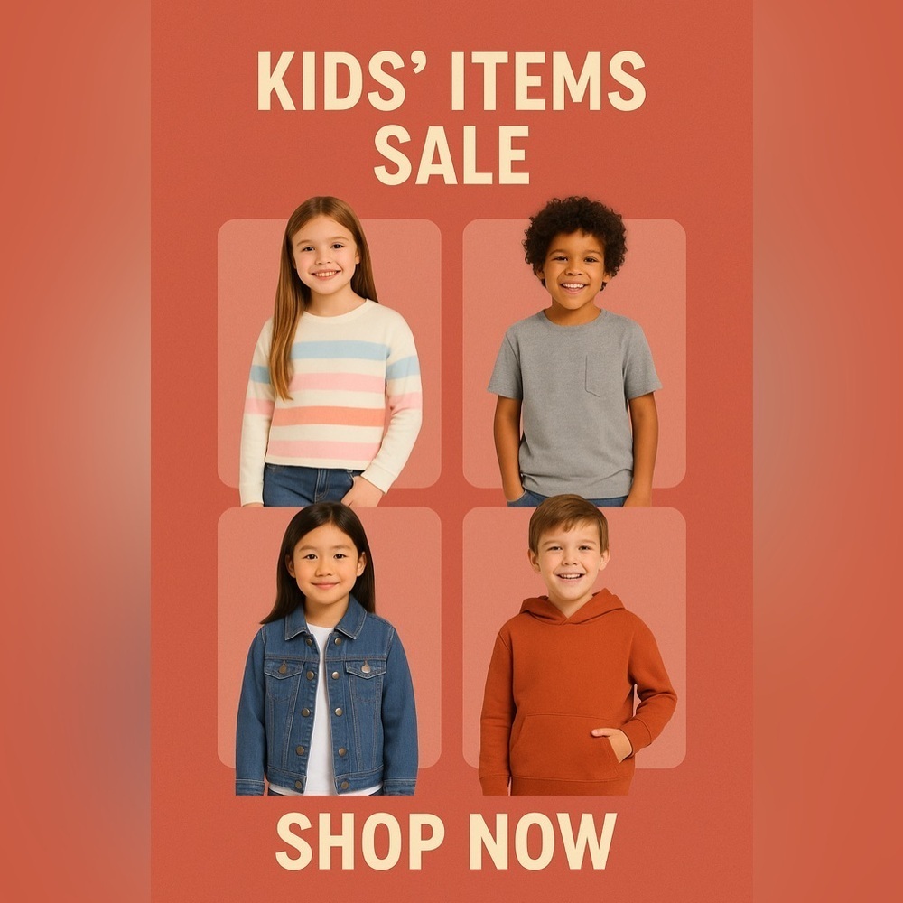 Kids unlisted items fllyer
